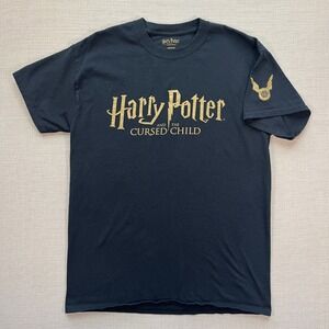 Harry Potter and the Cursed Child Palace Theatre London Shirt Black Gold Medium